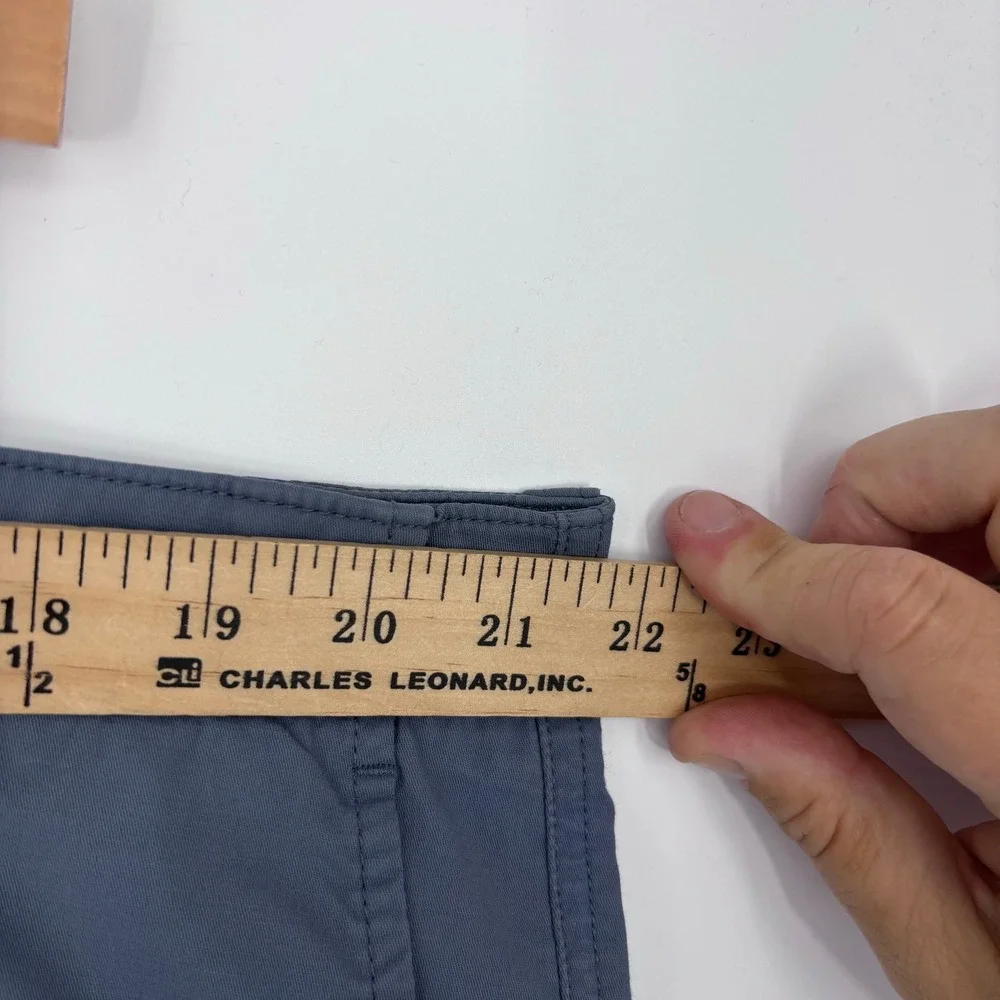 Duck Head Harbor Performance Chino Pants Mens 42x29 (Tag 42x30) Blue Stretch
